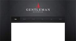 Desktop Screenshot of gentleman.com.br