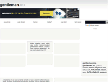 Tablet Screenshot of gentleman.mx